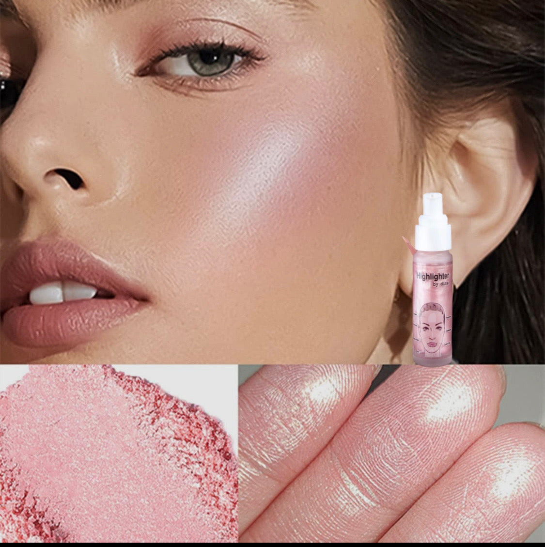 Highlighter rose gold